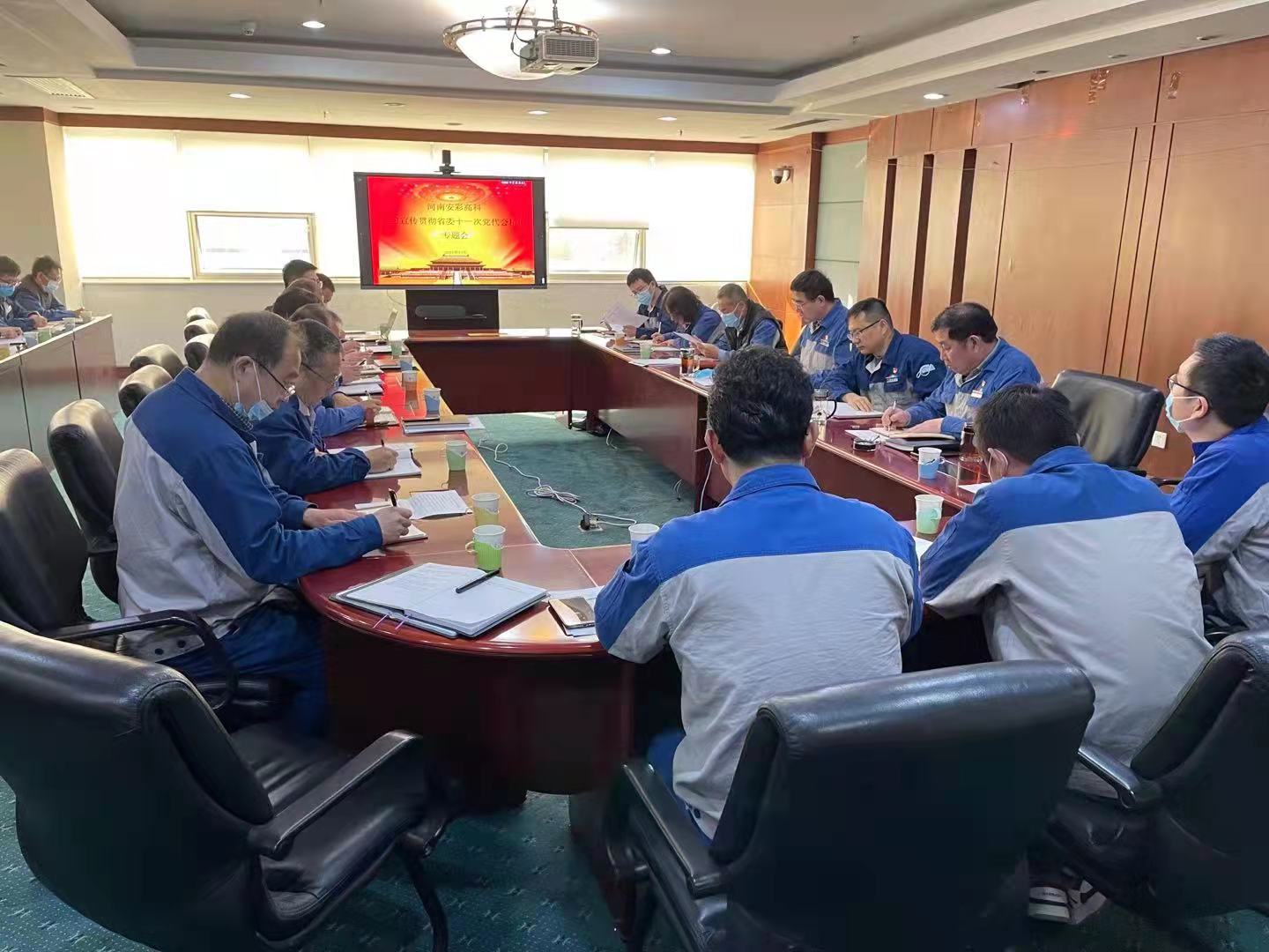 躬身入局，再創輝煌  安彩高科召開黨委（擴大）會傳達學習貫徹省十一次黨代會 精神